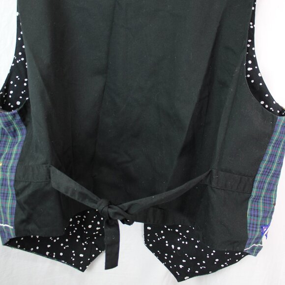 Karen Scott Vest Womens Size L Large Christmas Carolers Embroidered Waistcoat - Picture 4 of 5